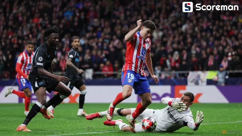 AT마드리드, 레버쿠젠에 2-1 역전승